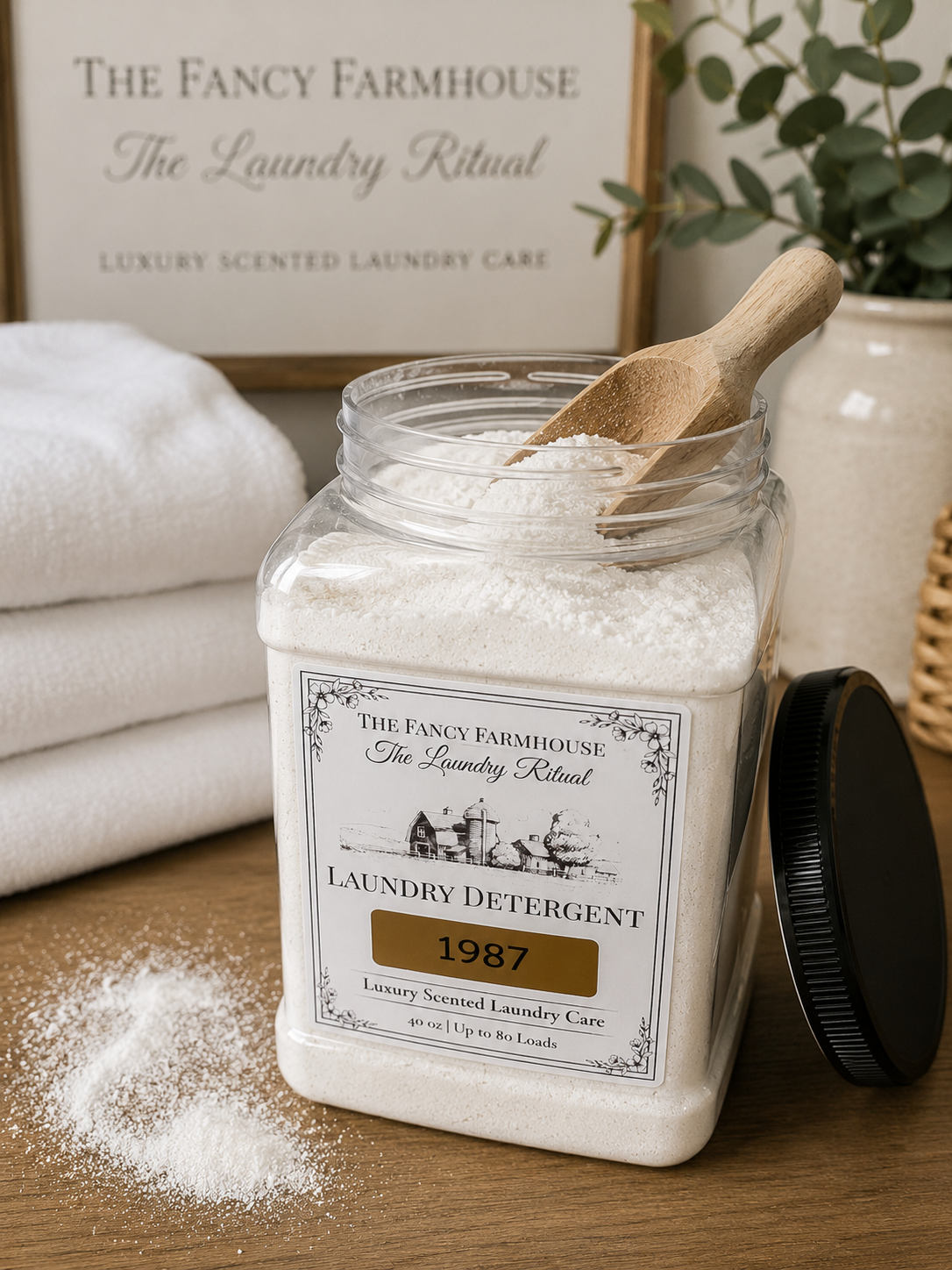 1987 Luxury Scented Powder Laundry Detergent