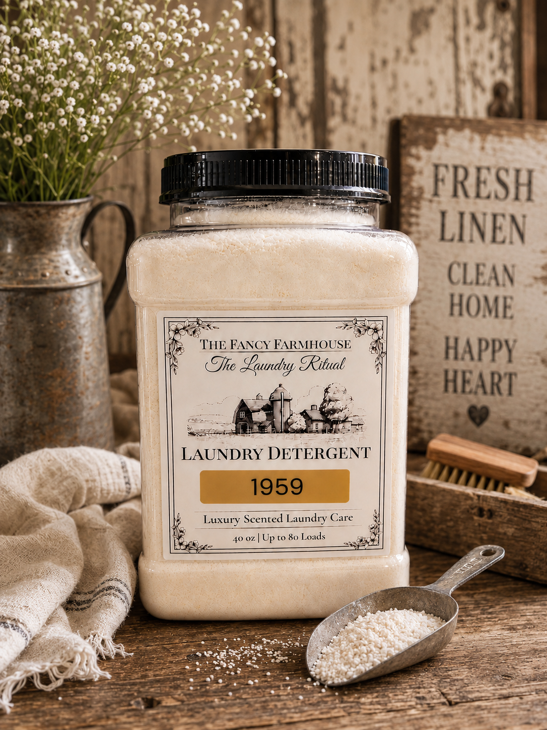 1959 Luxury Scented Powder Laundry Detergent