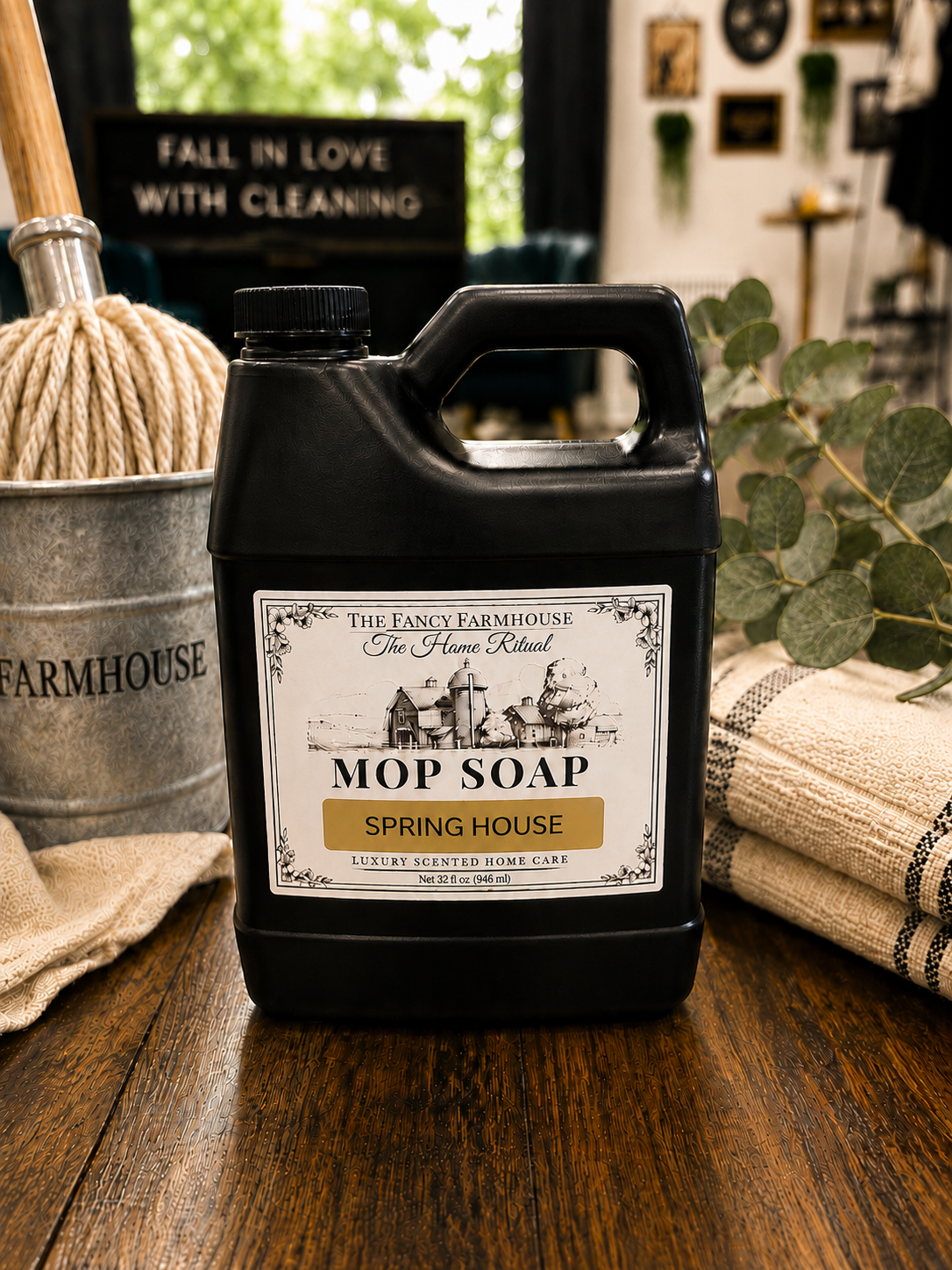Spring House Mop Soap 32 oz