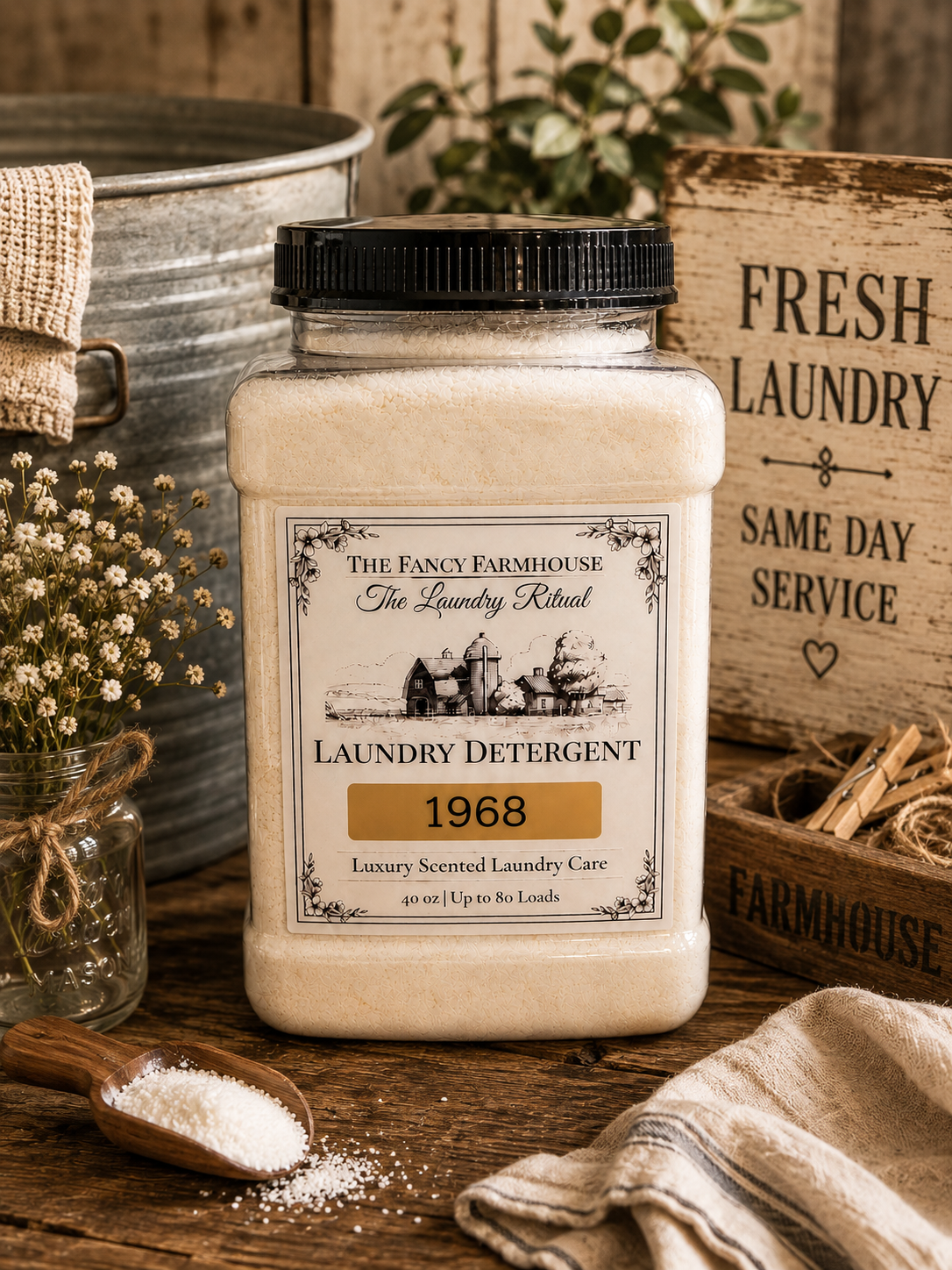 1968 Luxury Scented Powder Laundry Detergent