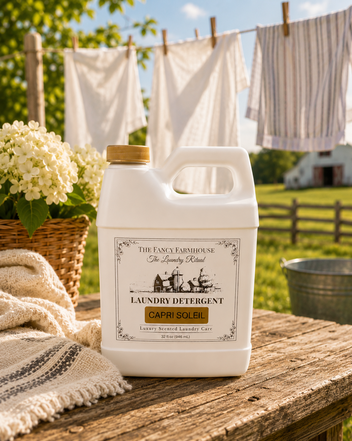 Capri Soleil Liquid Laundry Detergent 32 oz